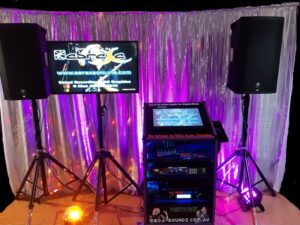 Karaoke Hire Perth With Backdrop