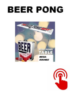 PARTY HIRE - BEER PONG