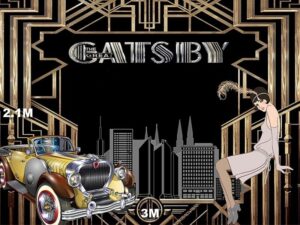 Gatsby 20's backdrop