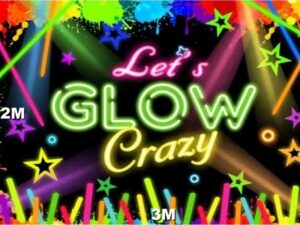 Glow party backdrop hire Perth
