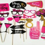 Hens party photobooth props