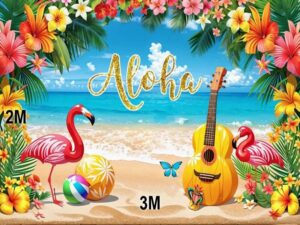 Aloa Hawaiian backdrop