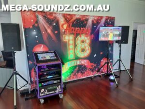 perth karaoke and backdrop hire