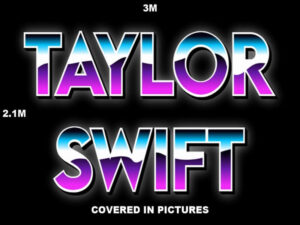 TAYLOR SWIFT BACKDROP HIRE PERTH