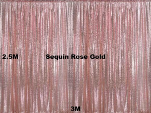 sequin rose gold