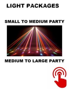 PARTY LIGHT HIRE PACKAGE