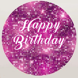 happy birthday pink backdrop perth