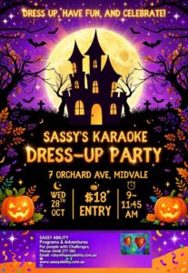 Halloween karaoke party